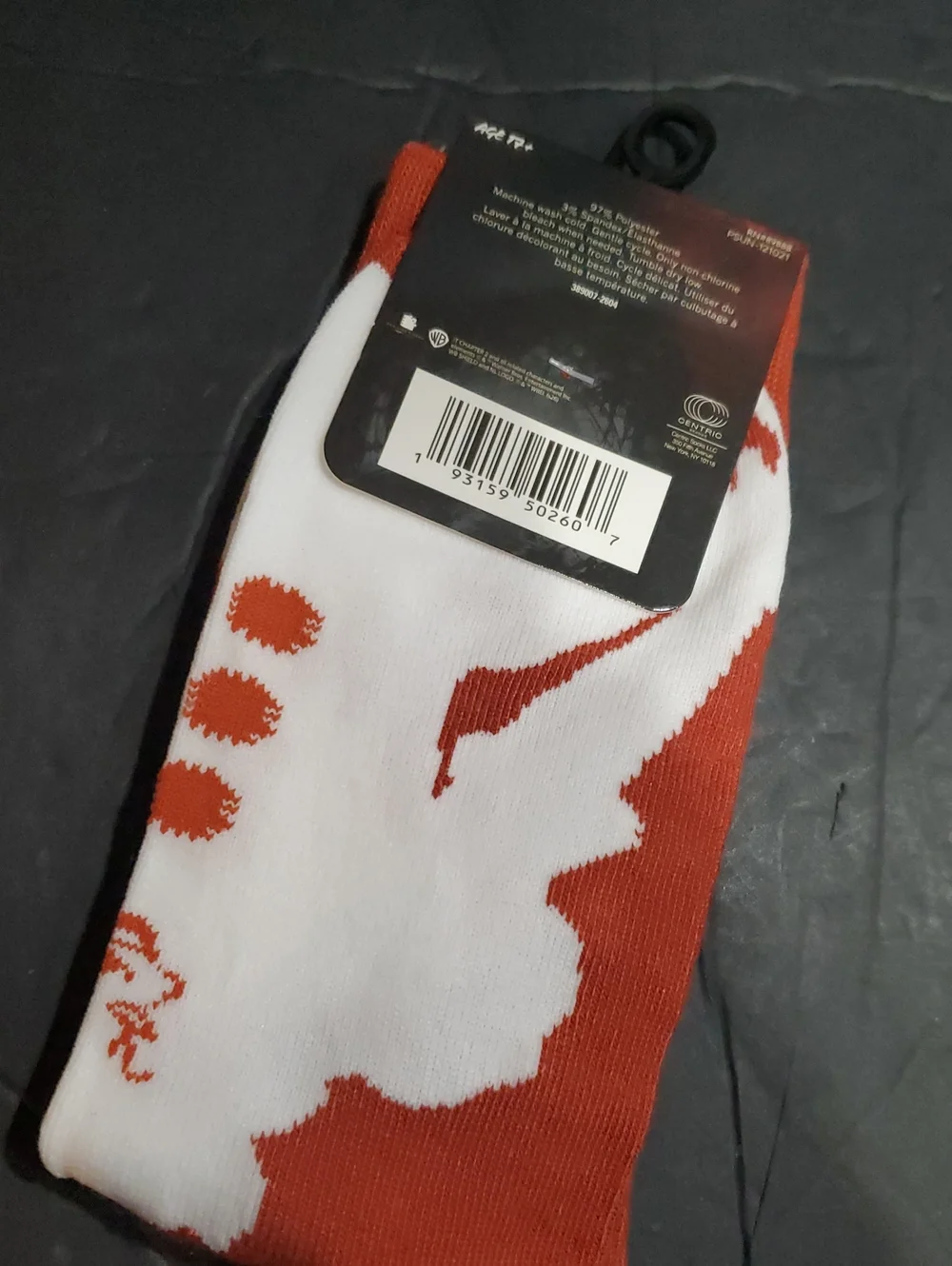 IT scary movie red and white socks brand new